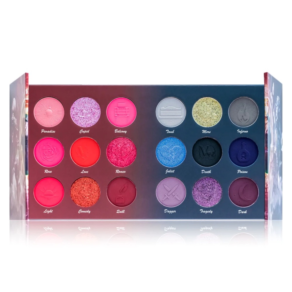 SOLD Nomad Cosmetics Verona Love & Death Palette